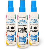 Miss Mouth's Messy Eater Stain Treater Spray - 4Oz 3 Pack Stain Remover - Newborn & Baby Essentials - No Dry Cleaning Food  Grease  Coffee Off Laundry  Underwear  Fabric