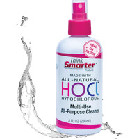 Think Smarter Products Hocl All-Purpose Cleaner With Hypochlorous Acid  All-Natural Surface Cleaner  & Skin Hydrator 8Fl Oz Clear Spray