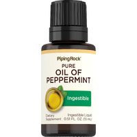 Piping Rock Peppermint Oil | 15 Ml Drops | Pure Ingestible Liquid Supplement | Non-Gmo  Gluten Free
