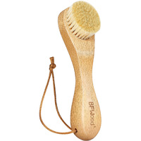 Bfwood Laundry Stain Brush  Natural Soft Boar Bristles  Removes Tough Stains From Delicate Fabrics Like Knits  Cotton  And Linens  Gentle On Fabrics  No Damage