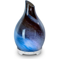 Essential Oil Diffuser 120Ml Glass Ultrasonic Aromatherapy Oil Diffuser-Aroma Humidifier Glass Diffuser 7 Color Changing Light Waterless Auto-Off-Ultra-Quiet For Sleeping Yoga Home Office And Spa