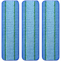 3 Pack Deep Clean Pads For Bona Family Of Mops  Washable & Reusable Microfiber Cleaning Pad For Hardwood And Multi-Surface