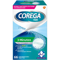 Corega Rapid Denture/Third Teeth Cleaning Sticks  1X66 Teething Cleaning Tablets - Cleaning In 3 Minutes