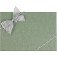 Aimudi Silver Stretch Loops With Pre Tied Metallic Silver Bows 10"" Elastic Gift Bows Stretch Bows For Gift Wrapping Stretch Cord With Bow Elastic Ribbon For Gift Boxes Party Favors (24 Pack)