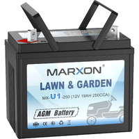 Marxon U1 Riding Lawn Mower Batteries  Garden Tractors Battery Maintenance Free Agm Battery  Compatible With Troy-Bilt  John Deere  Toro  Cub Cadet  Craftsman  Ariens  Poulan Pro 250