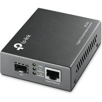 Tp-Link Mc220L | Gigabit Sfp To Rj45 Fiber Media Converter | Fiber To Ethernet Converter | Plug And Play | Durable Metal Casing | Versatile Compatibility | Auto-Negotiation | Ul Certified