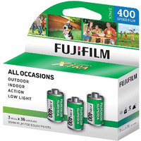 Fujifilm 600022183 Fujicolor 400 Color Negative Film 36 Exposures (3 Pack)