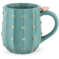 Pinky Up Cactus Ceramic Coffee Mugs  Tea Cups  Travel Mug  Latte Cup  Drinking Glasses For Chocolate  Milk  Cocktails  Mocktails  12 Oz  Set Of 1