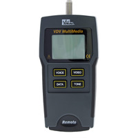 Ideal Industries Inc. 33-856 Vdv Multimedia Voice/Data/Video Wiremap Tester  Electrical Tester For Cat3/5E/6/6A  Rg-59/6/ 6 Quad Cables  1 Tester