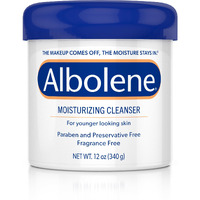 Albolene Face Moisturizer And Makeup Remover  Facial Cleanser And Cleansing Balm  Beta Carotene Fragrance Free Cream  12 Oz