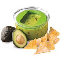 Prepworks Progressive International Fresh Guacamole Prokeeper Plastic Kitchen Storage Container With Air Tight Lid (Green)