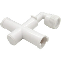 Dura Faucet Df-Rk910-Wt Rv Exterior Shower Faucet Diverter Tee Replacement (White)