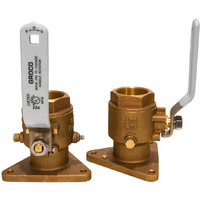 Groco 1-1/4"" Bronze Tri-Flanged Ball Valve/Seacock
