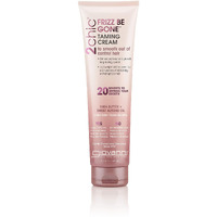 Giovanni Frizz Be Gone Taming Cream - Natural Hair Smoothing Formula With Shea Butter & Sweet Almond Oil  Macadamia  Color Safe  Vegan  2Chic - 5.1 Oz. (Pack Of 1)