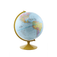 Replogle Explorer World Blue Ocean Globe  Desktop  12"" Diameter  Up-To-Date Cartography  Raised Relief  Educational  Perfect For Students Of All Ages