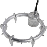 Farm Innovators Ice Chaser Cast Aluminum Submergible Tank De-Icer With Heavy Duty And Anti Chew Cord Protector Patio  Lawn  And Garden