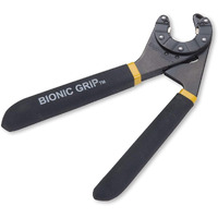 Loggerhead 8-Inch Bionic Grip Adjustable Wrench  Black  Plastic