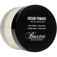 Baxter Of California Cream Pomade For Men And Women  Natural Finish  Light Hold  Barbershop Quality  Smooths Classic Looks  Perfect For Texturizing Straight Or Wavy Hair  2 Ounce