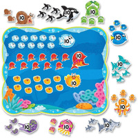 Trend Enterprises  Inc. Sea Buddies 0-120 Bulletin Board Set