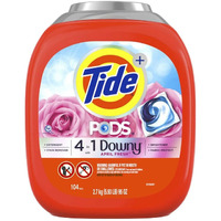 Tide Pods With Downy Laundry Detergent Pods  April Fresh  104 Count