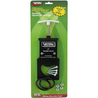 Valterra T1002Vpm Bladex 2"" Waste Valve Body With Metal Handle   Black