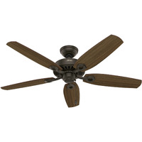 Hunter Fan Company Fan Builder Elite Indoor Ceiling Fan With Pull Chain Control  Metal  New Bronze Finish  52 Inch