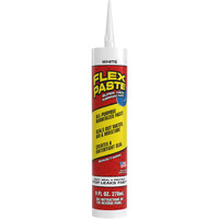 Flex Paste  Cartridge  White  Waterproof Paintable Putty  Spackle Sealant  Fill Gaps Cracks Holes - Block Out Water And Air - Uv Resistant - Walls  Drywall  Epdm  Concrete  Roof  Rv Repairs