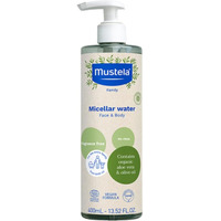 Mustela Certified Organic Micellar Cleansing Water -No-Rinse Natural Water Cleanser W/ Olive Oil & Aloe Vera - For Baby  Kid & Adult - Fragrance Free  Ewg Verified & Vegan -13.5 Oz-Packaging May Vary