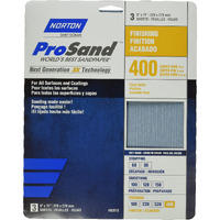 Norton 2612 02612 9 X 11-Inch 400 Grit 3X High Performance Sheets  3-Pack  No Size  No Color