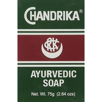 Chandrika Bar Soap 2.64 Ounces  75 Grams (4 Pack)