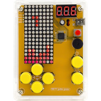 Diy Soldering Project Game Kit Retro Classic Electronic Soldering Kit With 5 Retro Classic Games And Acrylic Case  Idea For Stem High School Family Education Friends By Etoput