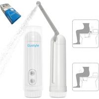[2Nd Generation] Portable Travel Bidet By Gustyle  Ipx6 Waterproof Electric Bidet Sprayer With Automatic Decompression Film And Nozzle 180 Degree Adjustment (140Ml)