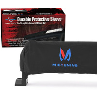 Mictuning 42 Inches Universal Straight And Curved Led Light Bar Cover - Water-Resistant  Windproof  Dustproof  Snowproof Scratch-Proof Protective Sleeve