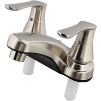 Empire Brass U-Ynn77N-Dh3 Rv Non-Metallic Bathroom Faucet With Solid Saber Handles - 4""  Brushed Nickel