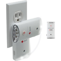 Officially Licensed American Red Cross By Eton Blackout Buddy Swivel Emergency Flashlight  Automatic Power Failure Light  Led Nightlight  Rechargeable  White