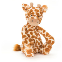 Jellycat Bashful Giraffe Stuffed Animal  Medium 12 Inches | Safari Plush Toy | Classic Children's Gift