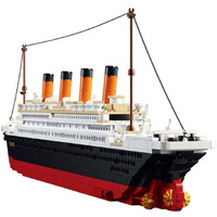 Susengo Building Bricks For Titanic 1021 Pieces Block Model Kit