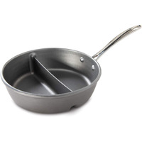 Nordic Ware 2-In-1 Divided Sauce Pan  Silver