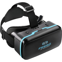 Vr Headset For Iphone & Android 1.0 - For Kids | With Links To 3D Vr Videos + Vr Games For Android | Virtual Reality Goggles Set For Phones 4.5""-6.5""