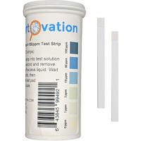 Hydrogen Peroxide H2O2 0-100 Ppm Test Strip Kit  Low Level [Vial Of 100 Strips]