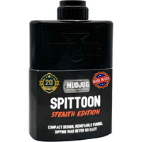 Mudjug Black Stealth Travel Spittoon - Portable Spit Jug  Spill Resistant And Leak-Proof Design  Compact And Easy To Carry  Fits In Your Pocket For Convenient On-The-Go Use  Ideal For Dippers