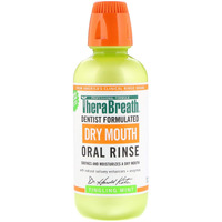 Thera Breath Dry Mouth Oral Rinse Tingling Mint  16 Oz