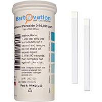 Very High Peroxide Test Strips 0-5000 Ppm [50 Strips Vial]