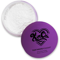 Kimchi Chic Beauty That White Powder  Mattifying Makeup Setting Powder For All Skin Types  Long-Lasting Face Powder Helps Minimize The Appearance Of Fine Lines