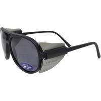 Titus G35 Retro Aviator Z87 Sunglasses Eye Protection W/Side Shield Motorcycle Shooting Dot Ansi Ce Approved Safety Glasses (Smoke)