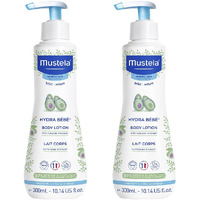 Mustela Hydra Bebe Body Lotion - Daily Moisturizing Baby Lotion With Natural Avocado  Jojoba & Sunflower Oil  10.14 Fl. Oz.  2-Pack