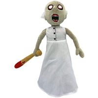 Granny Plush Beanie Toy Granny Horror Game Stuffed Plush Beanbag  7""