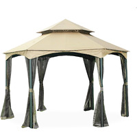 Garden Winds Replacement Canopy For The Southbay Hexagon Gazebo - Standard 350 - Beige - Will Only Fit Manufacturers Models L-Gz793Pst-A  A111005500