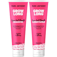 Marc Anthony Shampoo And Conditioner Set  Grow Long Biotin - Anti-Frizz Deep Conditioner For Split Ends & Breakage - Vitamin E  Caffeine & Ginseng For Curly  Dry & Damaged Hair