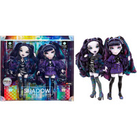 Rainbow High Shadow High Special Edition Twins- 2-Pack Fashion Doll. Purple & Black Designer Outfits With Accessories  Great Gift For Kids 6-12 Years Old & Collectors  Multicolor  585879